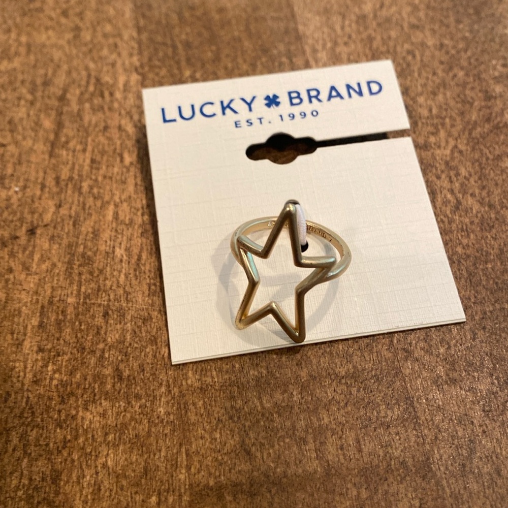 Gold Star Ring Size 7